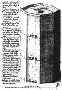 Octagonal hive designed by Sir Christopher Wren (1632-1723)