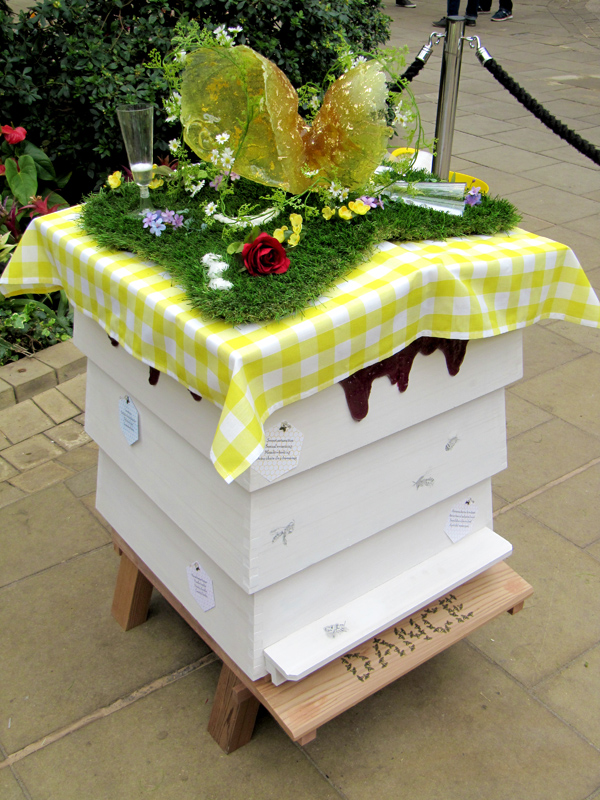 Sculptural intervention by Anthony Bennett.