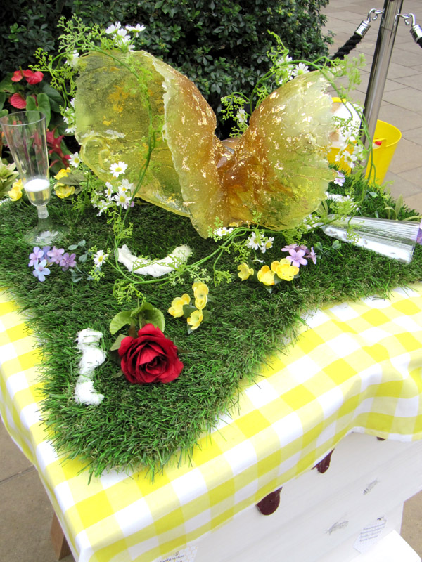 Sculptural intervention by Anthony Bennett (detail).